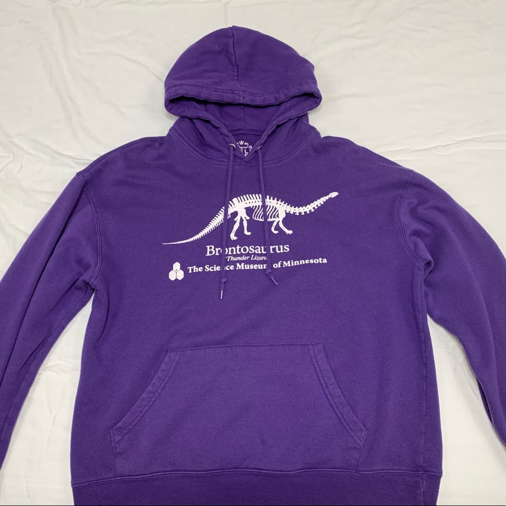 Stranger Things Dustin Brontosaurus Hoodie Purple